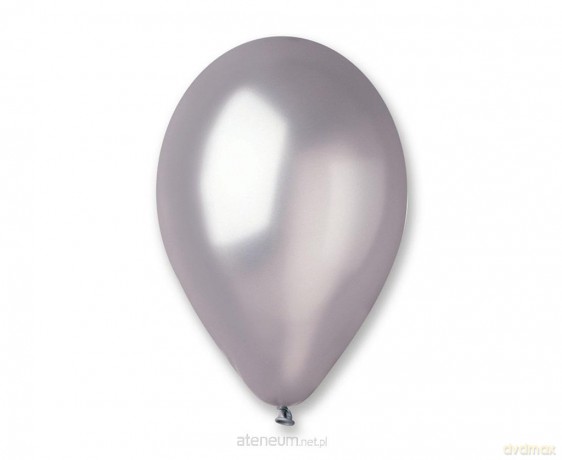 Balony metaliczne srebrne 33 cm 50 szt