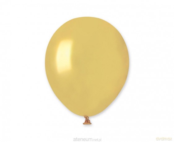 Balony metaliczne złote Dorato 100 szt