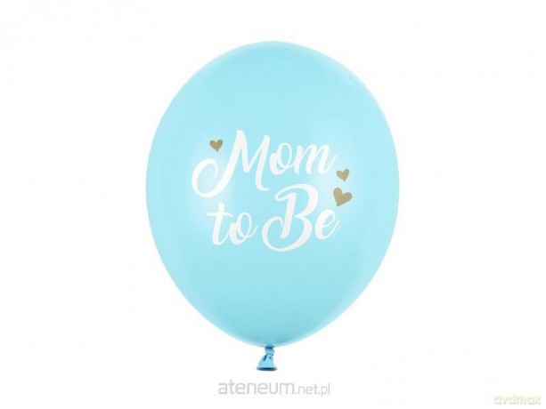 Balony Mom to Be Blue 30 cm 6 szt