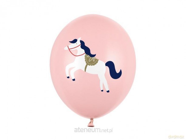 Balony Pastel Pale Pink Konik 30 cm 50 szt