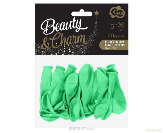 Balony pastelowe B&C miętowe 13 cm 20 szt