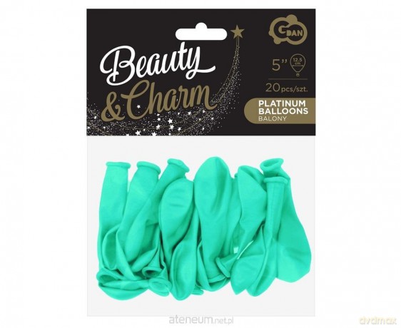 Balony pastelowe B&C miętowe 13 cm 20 szt
