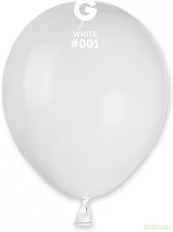 Balony pastelowe białe 13 cm 100 szt