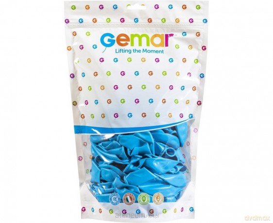 Balony pastelowe błękitne 33 cm 50 szt