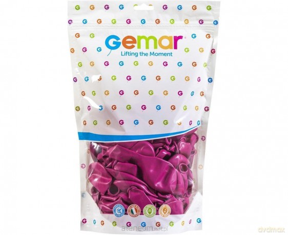 Balony pastelowe ciemnoróżowe 33 cm 50 szt