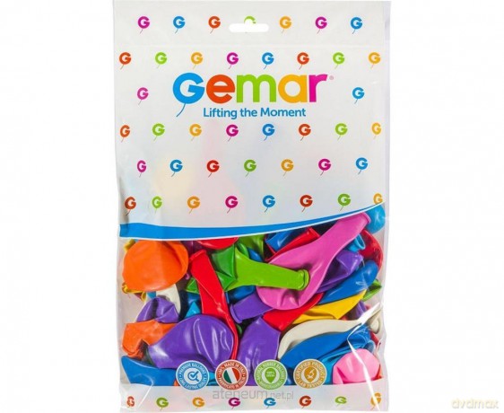 Balony pastelowe różnokolorowe MIX 23 cm 100 szt.