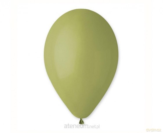 Balony pastelowe zielona oliwka 33 cm 50 szt