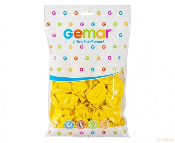 Balony pastelowe żółte 30 cm 100 szt
