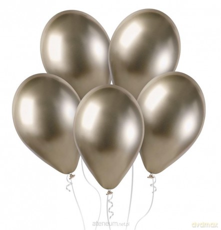 Balony shiny szampańskie 13 cm 50 szt