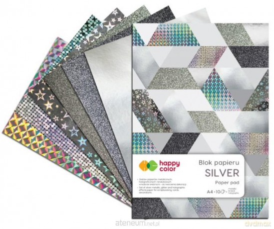 Blok A4/10K Silver 150g-230g