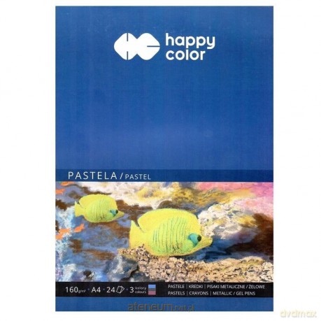 Blok do pasteli A4/24K trzy kolory