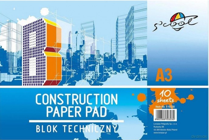 Blok techniczny A3/10K 160gsm S'cool
