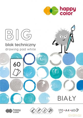 Blok techniczny biały A4/60K BIG