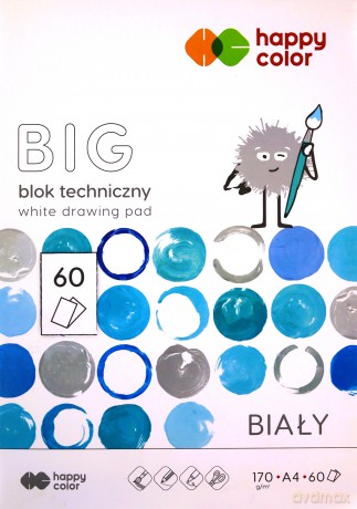 Blok techniczny biały A4/60K BIG