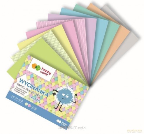 Blok wycinanka Pastel A4/10K 100G