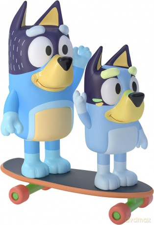 Bluey Figurki Jazda na deskorolce 2 szt. [FIGURKA]
