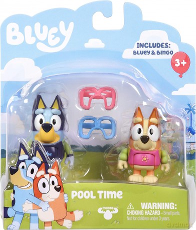 Bluey Figurki Zabawa Na Basenie 2 szt. [FIGURKA]