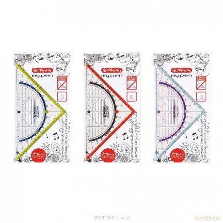 Ekierka 16 cm z uchwytem My.pen mix