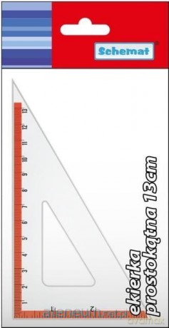 Ekierka prostokątna 13 cm