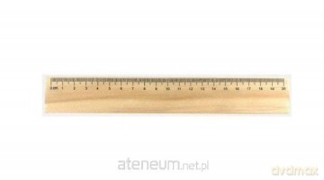 Ekologiczna linijka 20 cm z sosny