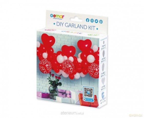 Girlanda balonowa DIY Love 65 szt