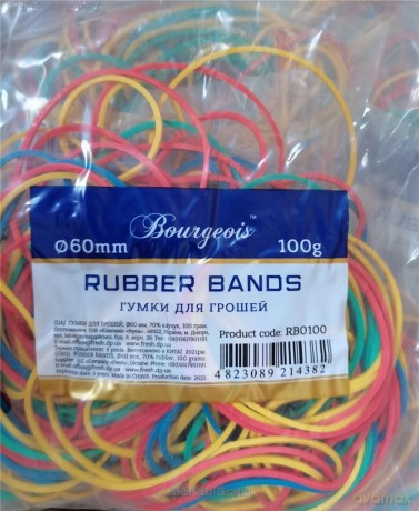 Gumki recepturki 60 mm 100g mix kolorów