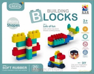 Klocki Konstrukcyjne Junior Soft 20 szt [KLOCKI]