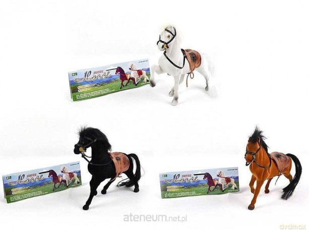 Koń flokowany 17 cm mix [FIGURKA]