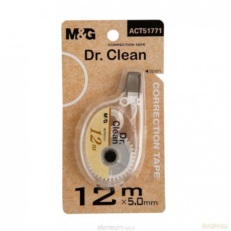 Korektor w taśmie Dr. Clean 5mm x 12m