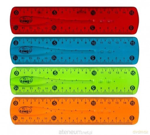 Linijka 15 cm flexi MIX
