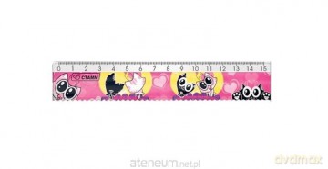 Linijka 15 cm Pink