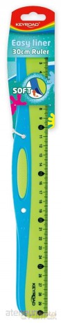 Linijka 30 cm soft MIX
