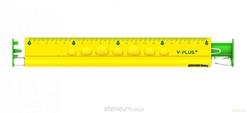 Linijka 4w1 20 cm Linijka gumka temperówka ołówek