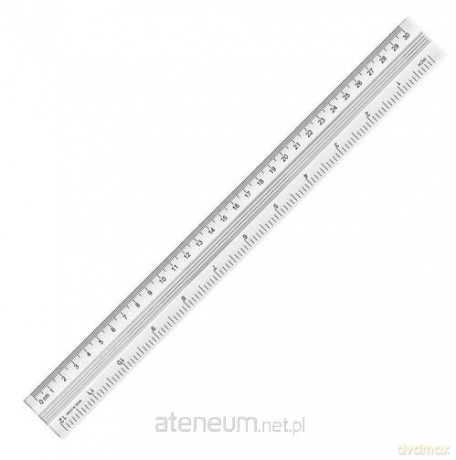 Linijka aluminiowa 30 cm
