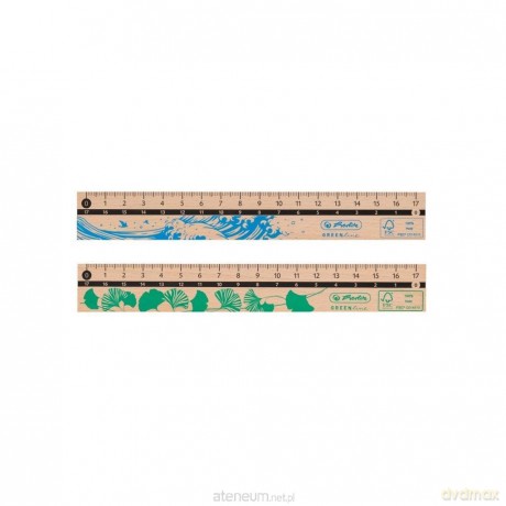 Linijka drewniana 17 cm Greenline