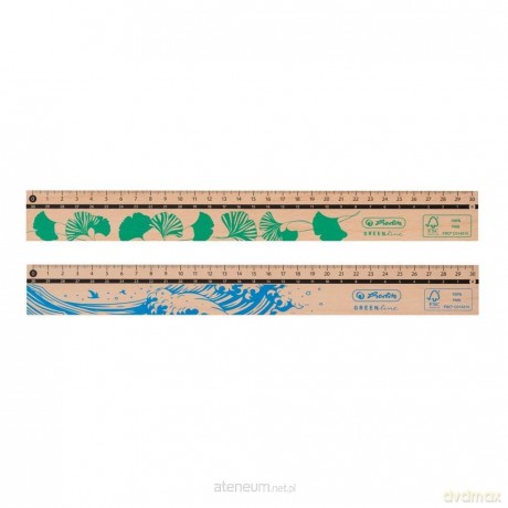 Linijka drewniana 30 cm Greenline