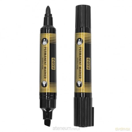 Marker permanentny Double czarny (24 szt)
