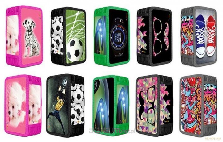Piórnik 3-komorowy bez wyposażenia MIX