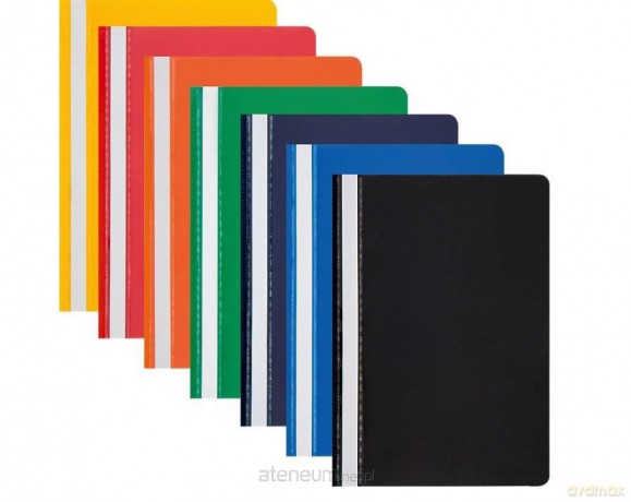 Skoroszyt A4 PVC czarny (5 szt)