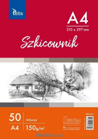 Szkicownik A4 50 kartek KB010-A4