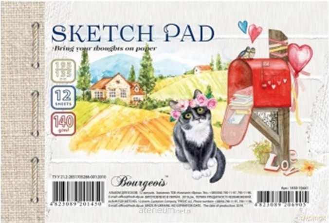 Szkicownik A5/12K 140g koło Kot