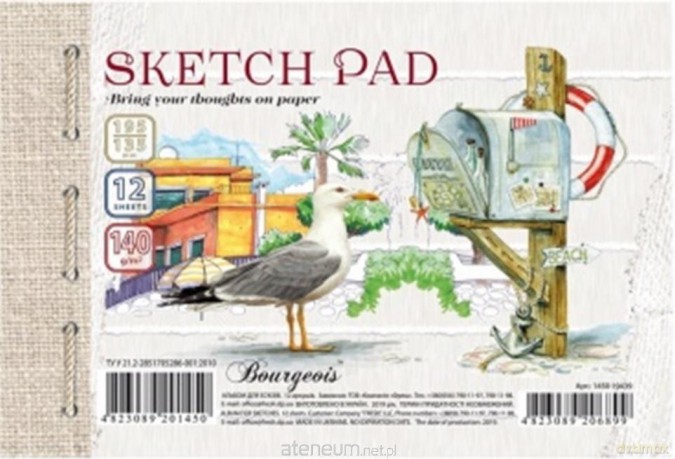 Szkicownik A5/12K 140g koło Mewa