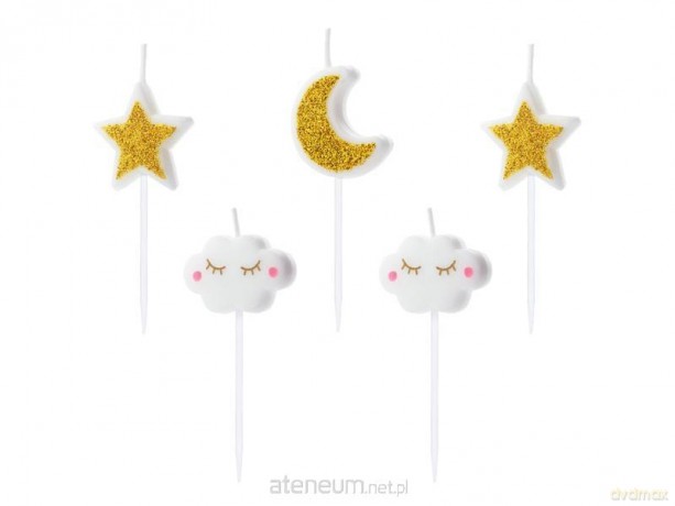 Świeczki urodzinowe Little Star 5 szt