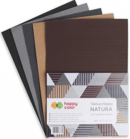 Tektura falista A4/5K mix Natura