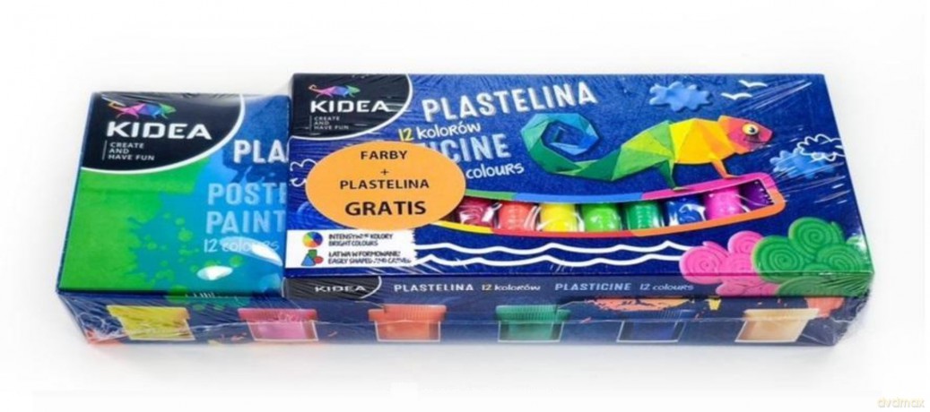 Zestaw farby + plastelina