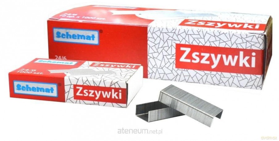 Zszywki 24/6 1000 szt