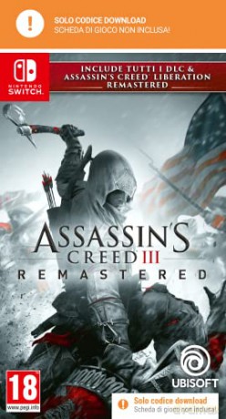 Assassin's Creed 3 + Assassin's Creed Liberation Remaster Switch (Code In Box) [GRA SWITCH]