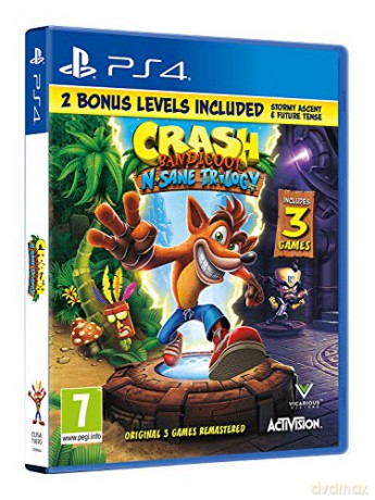 Crash Bandicoot N.Sane Trilogy + 2 Livelli Bonus [GRA PS4]