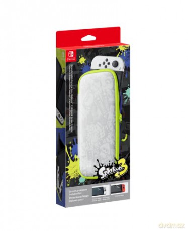 Custodia per Nintendo Switch edizione speciale Splatoon 3 (con pellicola protettiva)