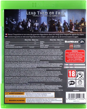 Electronic Arts Dragon Age: Inquisition, Xbox One [GRA XBOX ONE]